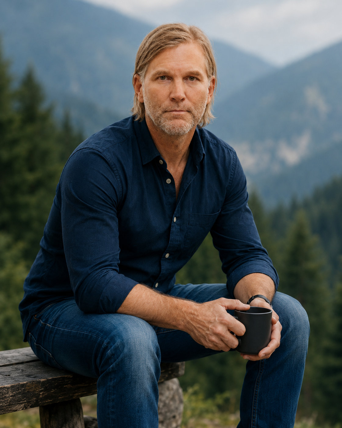 David Evans portrait outdoors